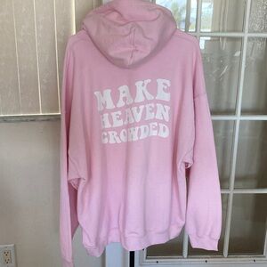 Make Heaven Crowded Trendy Christian Hoodie Sweatshirt